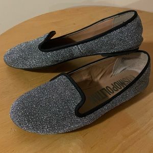 Silver Sparkle Flats